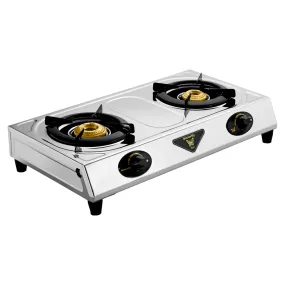 Butterfly Stainless Steel Ace 2 Burner Manual Gas Stove