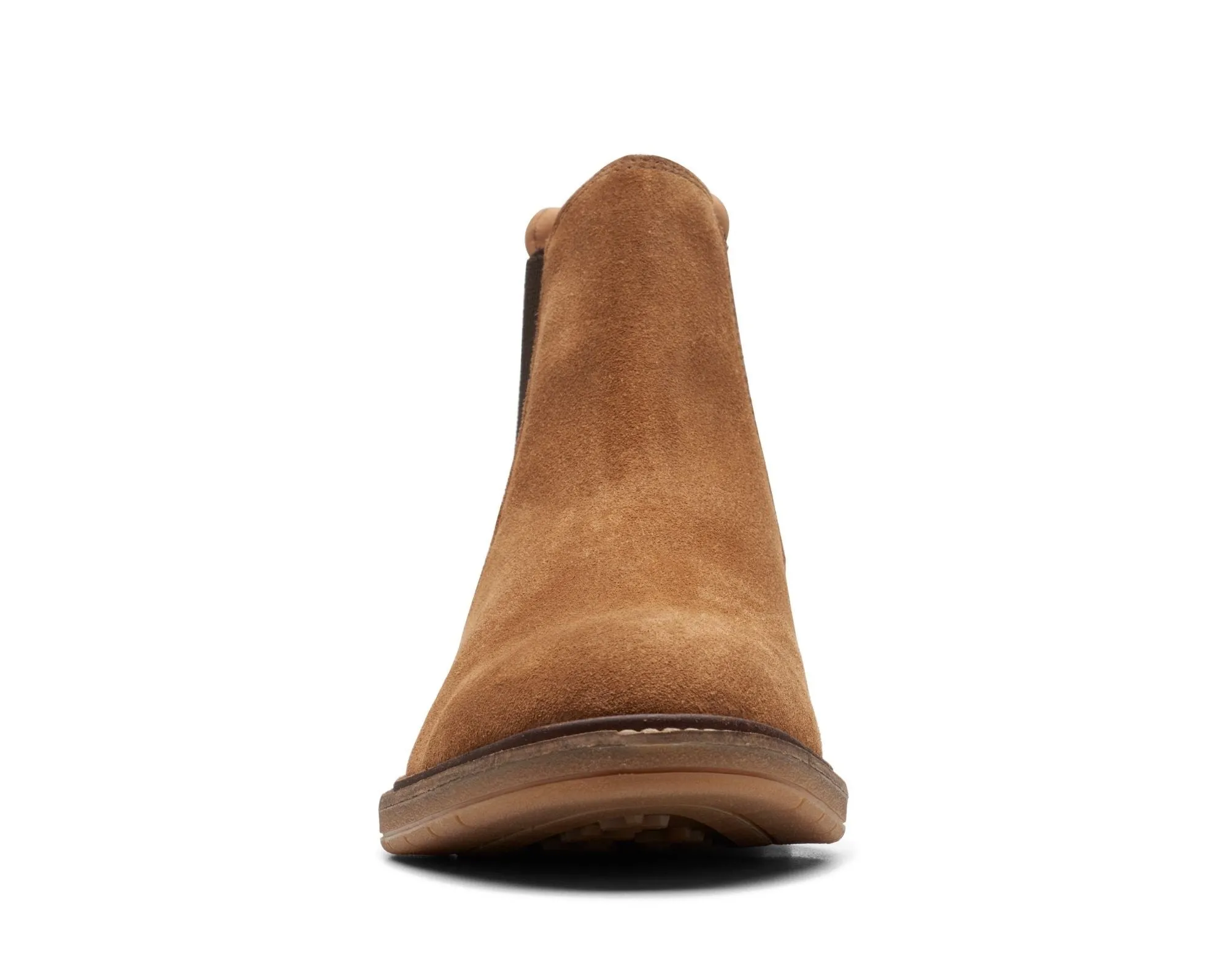 Clarks Clarkdale Hall Cognac Suede