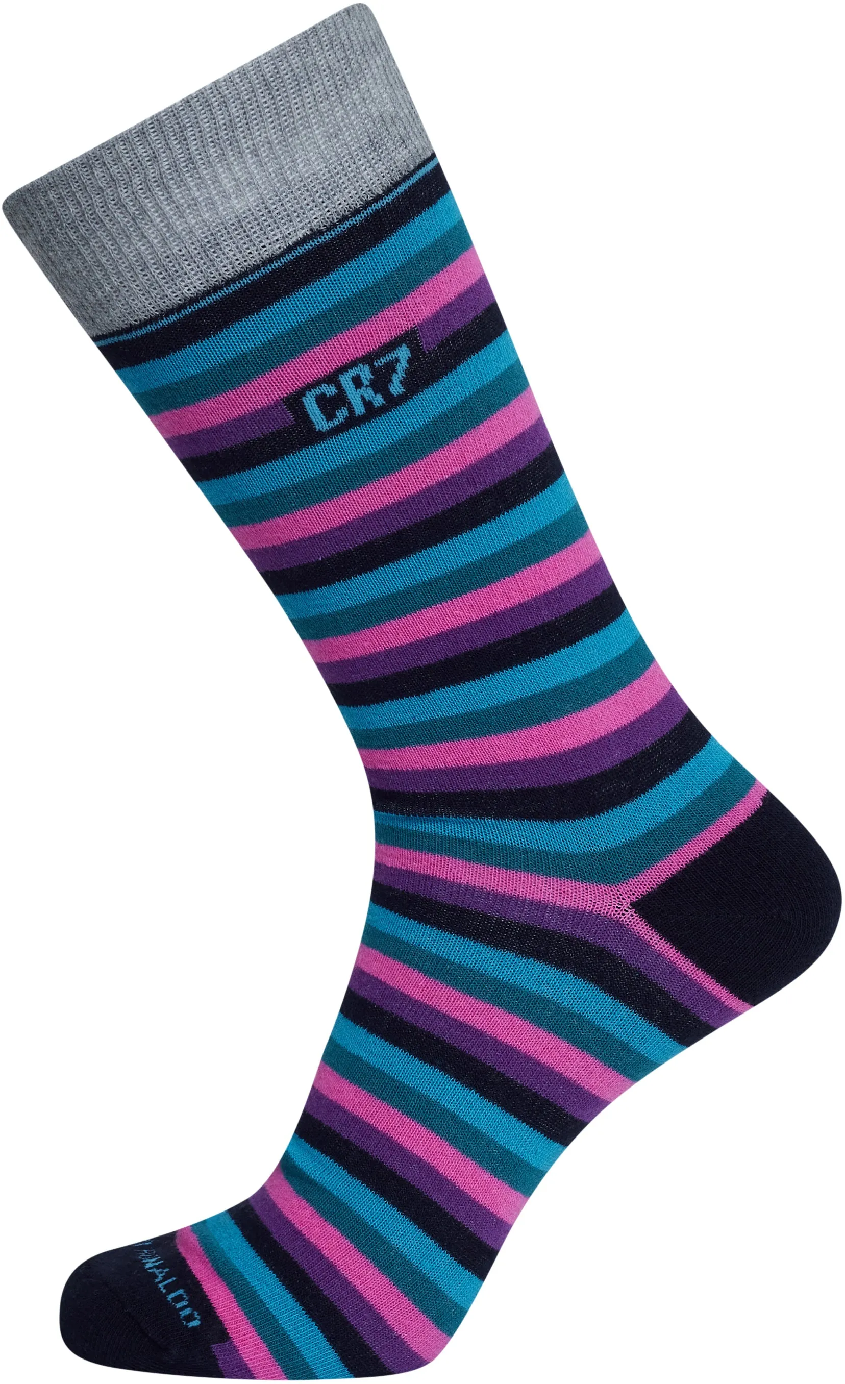 CR7 Men's Cotton Blend 5-Pack Fashion Socks