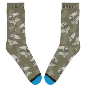 Guy Harvey New Jersey Stripers Socks