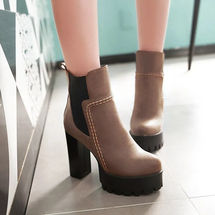 High Heel Ankle Boots