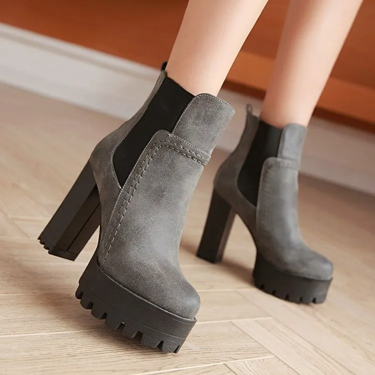 High Heel Ankle Boots