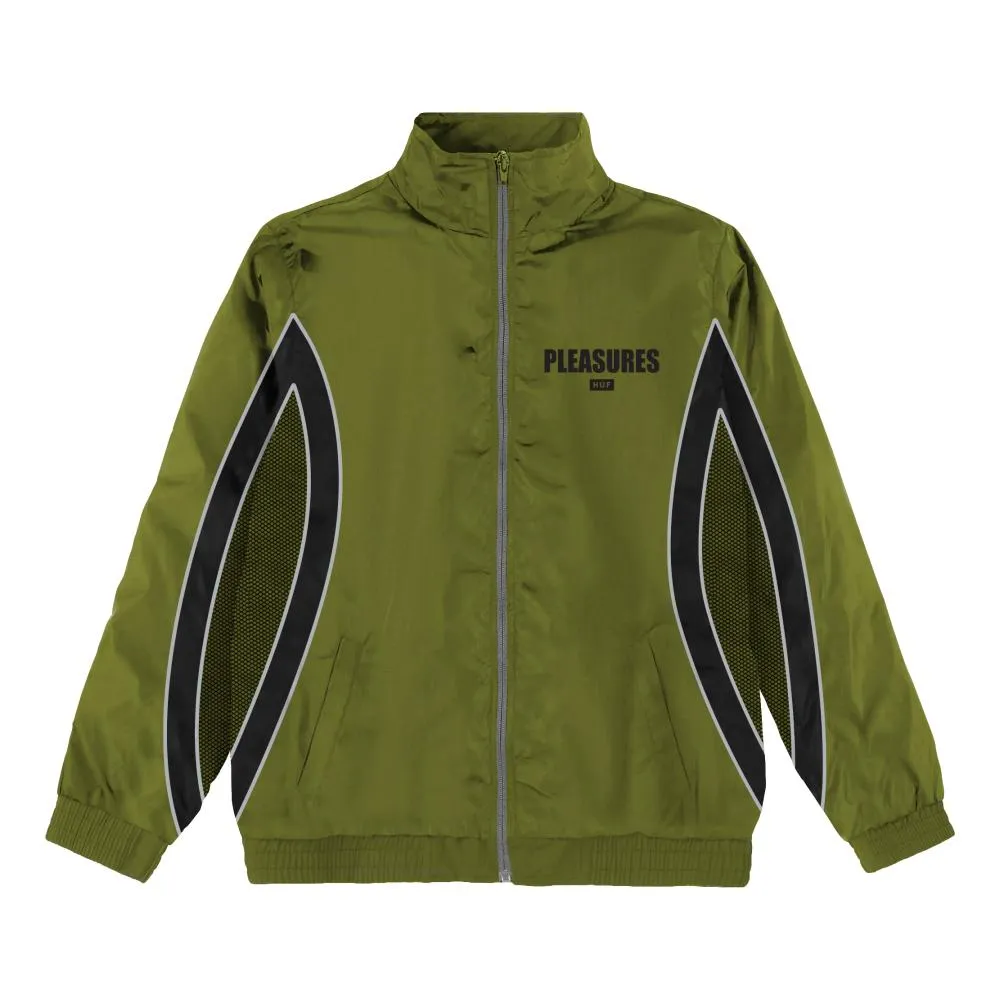 HUF DARTON TRACK JACKET-GREEN