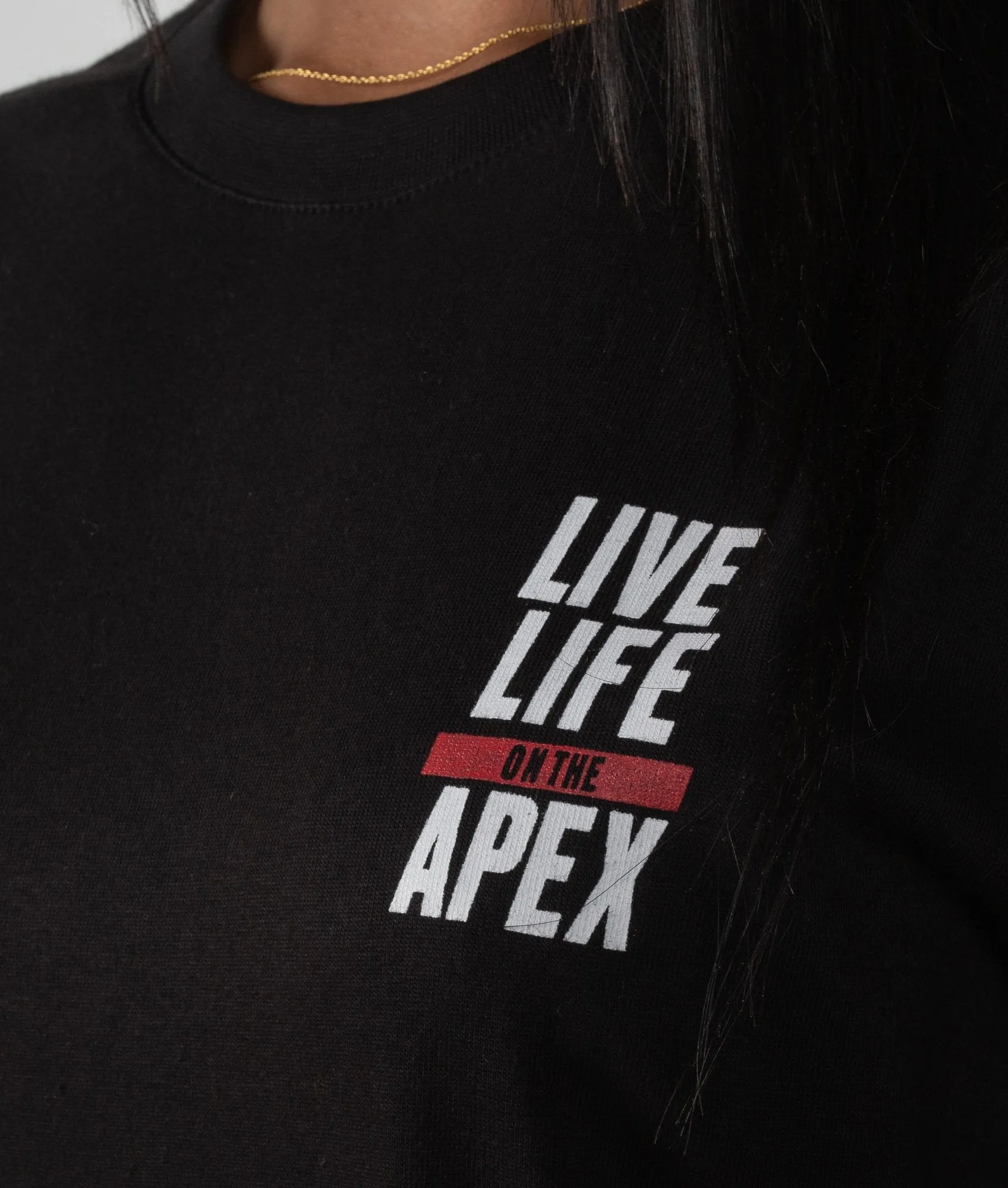 Life on the Apex Tee - Black
