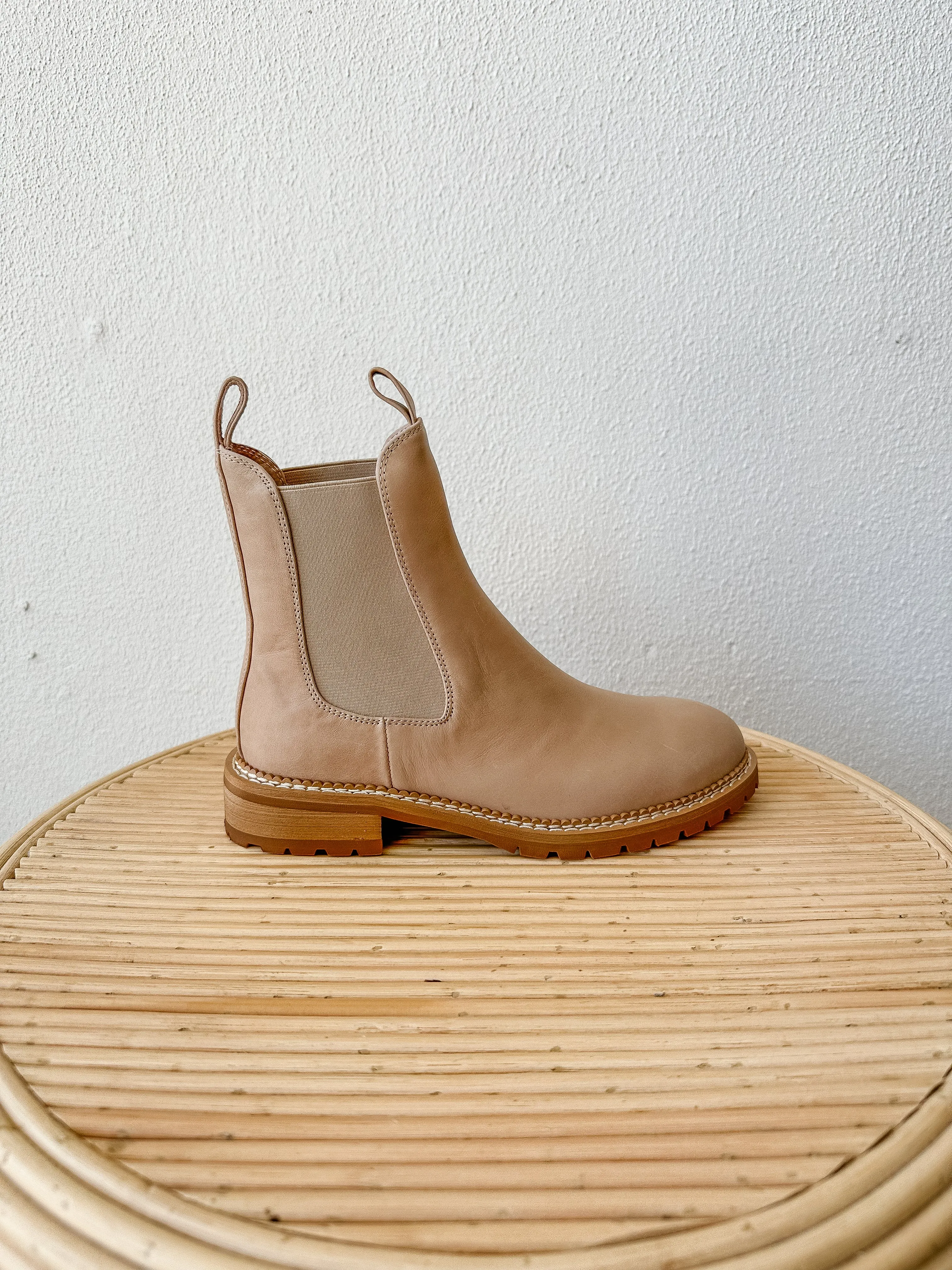Mollini Roccom - Latte Leather / Natural Sole