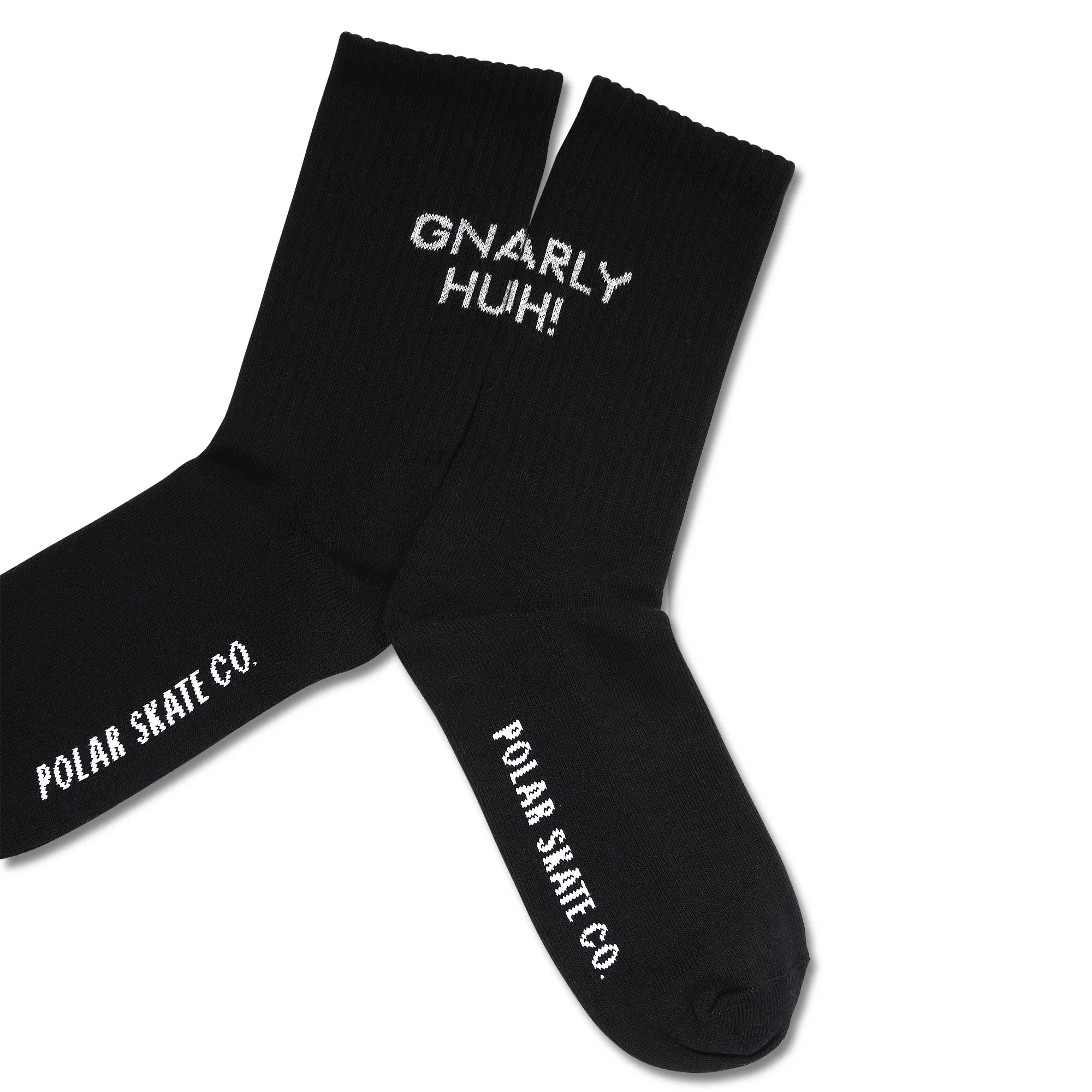 Polar Skate Co Gnarly Huh! Socks White/Navy