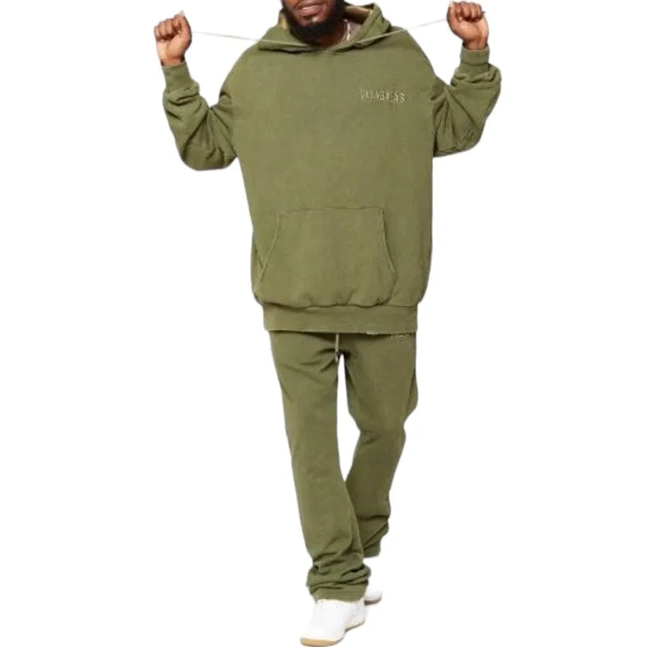 Valabasas "Vala-Ascent" Fleece Set (Vintage Army Green) VLBS90056