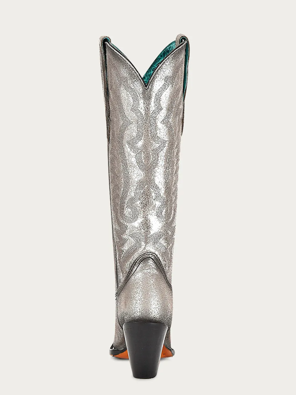 Z5224 - WOMEN'S EMBROIDERY SILVER POINTED TOE COWBOY BOOT
